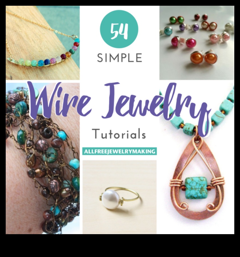 Κοσμήματα με σύρμα DIY Ένας δημιουργικός και εύκολος τρόπος για να φτιάξετε όμορφα κοσμήματα 4 Κοσμήματα με σύρμα DIY: Δημιουργώντας μοναδικά αξεσουάρ