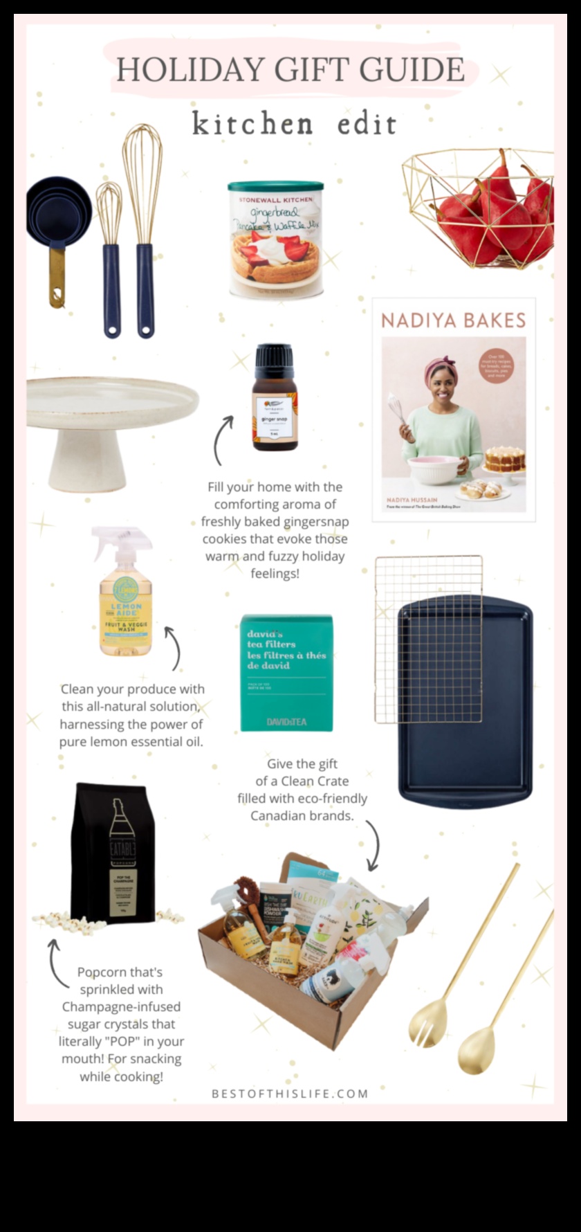 Εμπνεύσεις δώρων ψησίματος και μαγειρικής που έχουν αφαιρεθεί 3 Whisked Away: Baking and Cooking Gift Inspirations